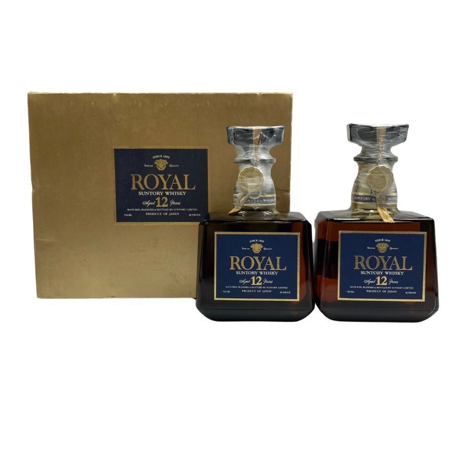 サントリー ローヤル プレミアム 12年 ブルーラベル 2本 - メルカリ
