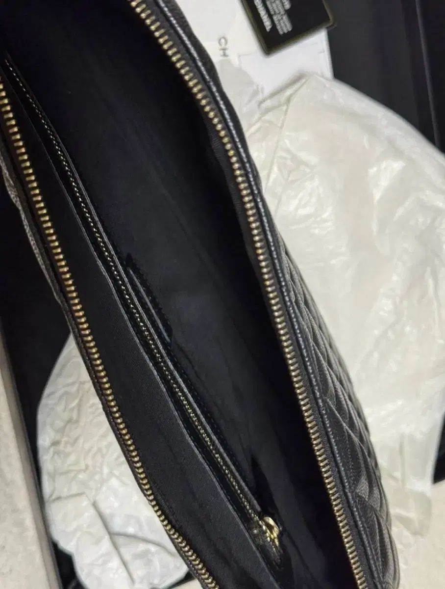 関税・送料込【CHANEL】キャビアクラッチラージ CHANEL チェーンクラッチバッグ キャビアスキン – co&co