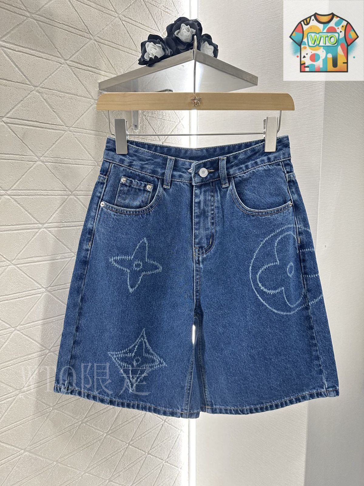 今日特価】Louis Vuitton ハイウエスト レーザー デニム ミッド