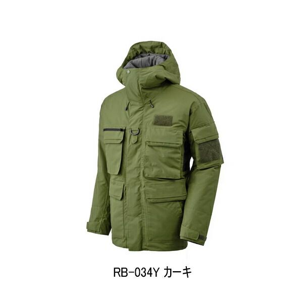 ≪ 25年9月新商品 ≫ シマノ ESインサレーションジャケット 03 RB-034Y カーキ Lサイズ