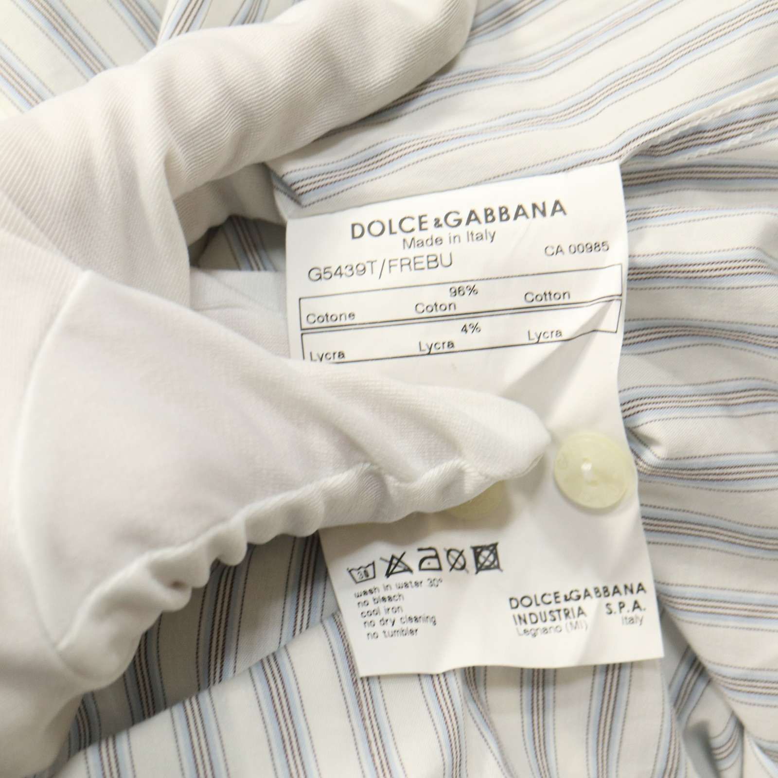 DOLCE&GABBANA ストライプシャツ 37 新品未使用 d&g dolce&gabbana shirt ストライプ シャツ - メルカリ