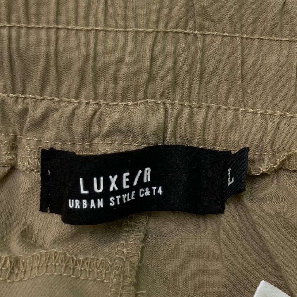 サイズ：L LUXE/R ラグジュ  ジョガーパンツ  ベージュ系 [240101413323] ゴルフウェア メンズ ストスト LUXE/R ラグジュ ジョガーパンツ ベージュ系 サイズ：L ランク