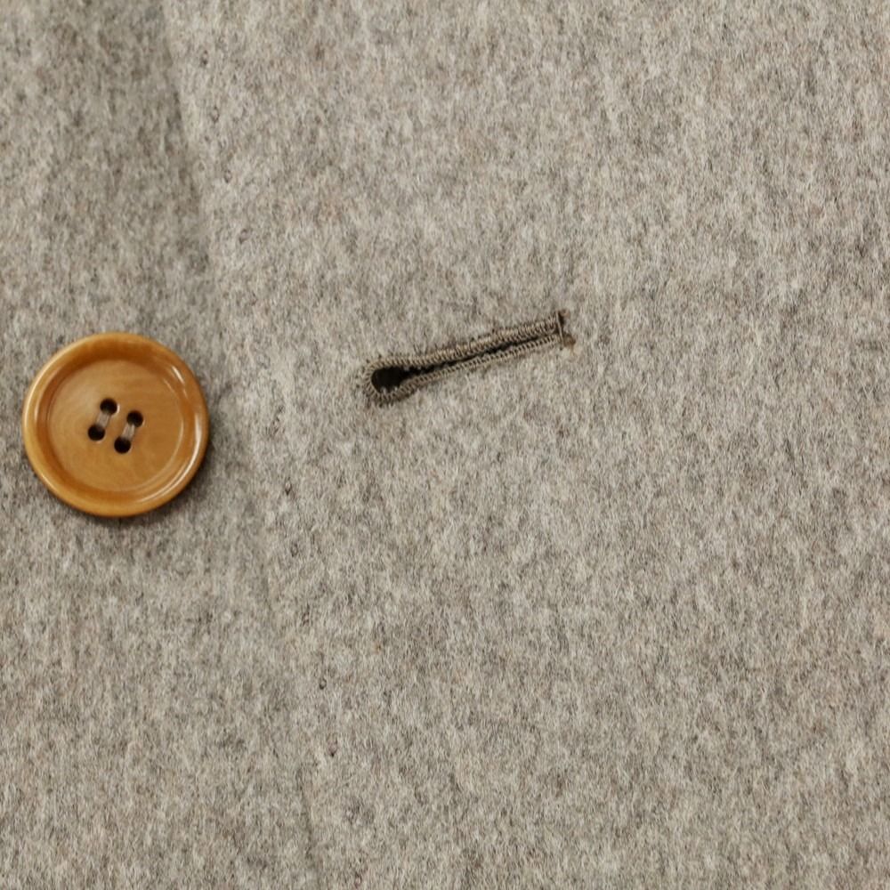 【美品】シャロン Sharon カシミヤ チェスターフィールドコート グレージュ 美品】シャロン Sharon カシミヤ チェスターフィールドコート