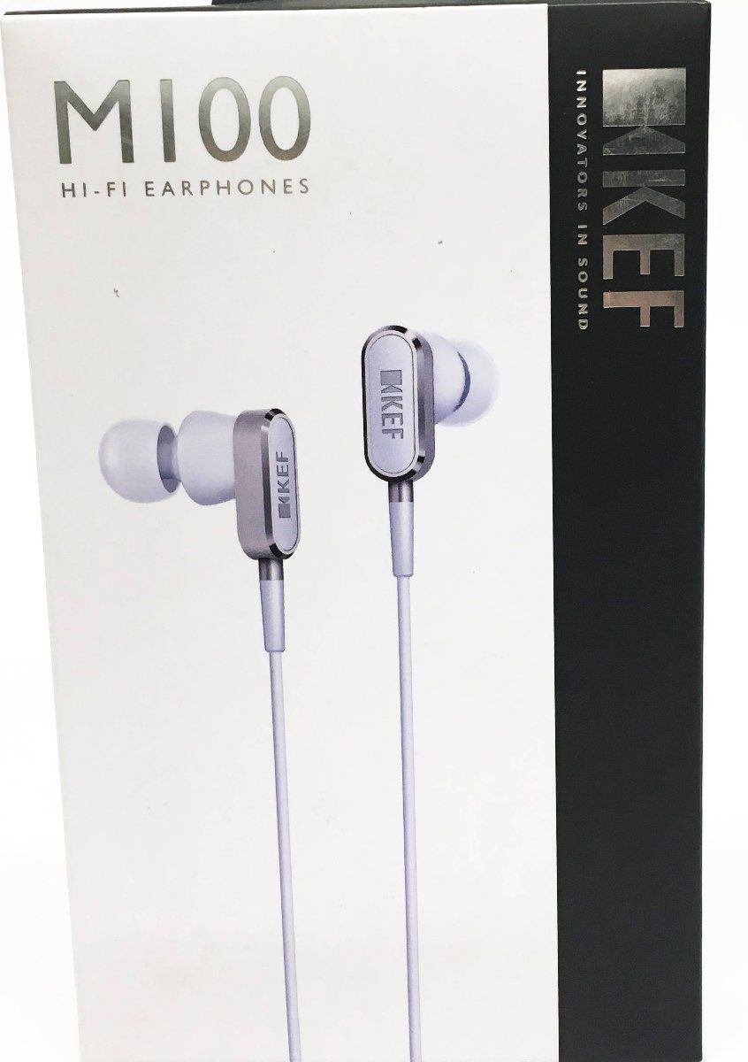 KEF M100 ハイファイイヤホン CG Hi-Fi EARPHONES ホワイト KEF M100 ハイファイイヤホン CG Hi-Fi EARPHONES ホワイト