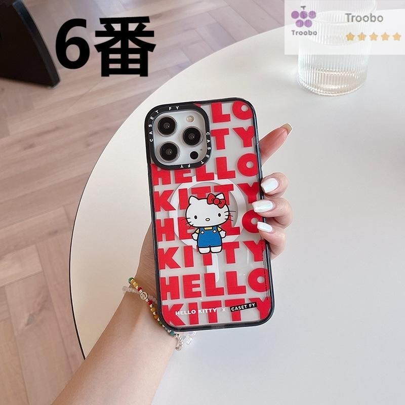 ハローキティ iPhone 保護ケース ケースティファイ MagSafe対応