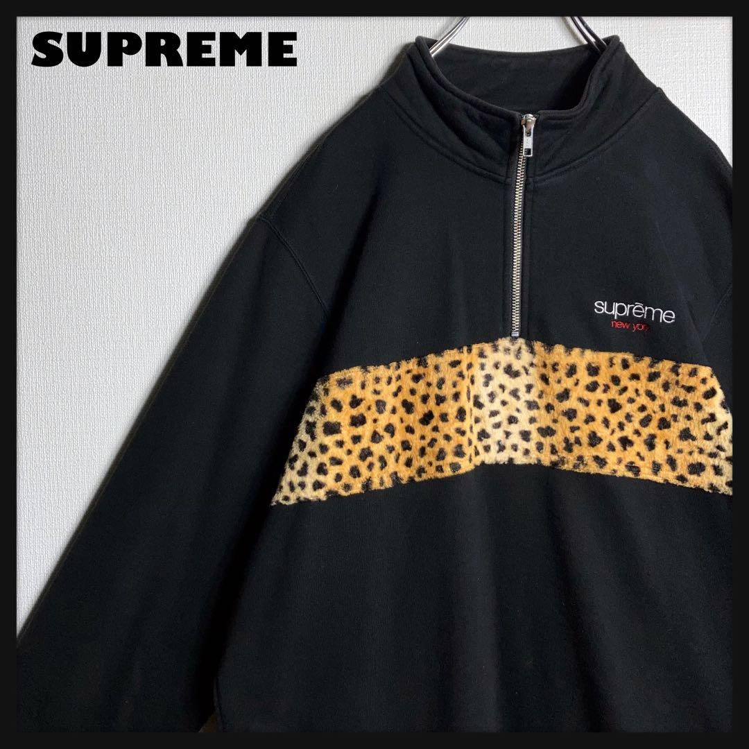 【コムドットゆうた着用】Supreme スウェット ハーフジップ 刺繍. コムドットゆうた着用】Supreme スウェット ハーフジップ 刺繍