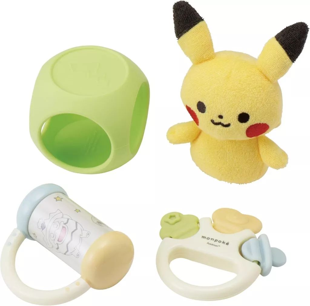 【新品】おもちゃ monpoke -モンポケ- ラトルセット ピカチュウ 「ポケットモンスター」