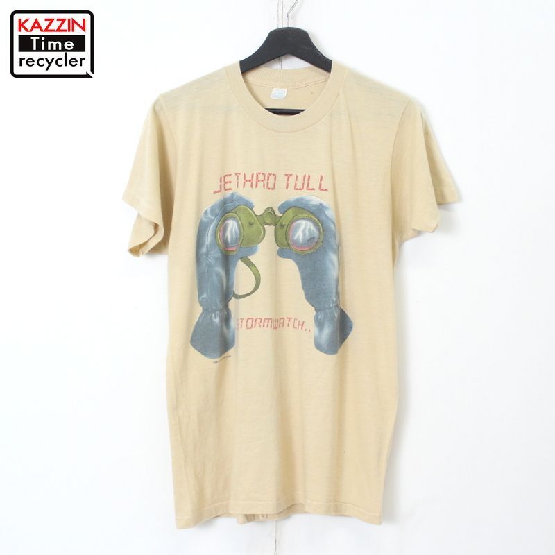 80s JETHRO TULL バンドT ブラック ビンテージ USA製 8fdda234956339c4a87e0efb35f030