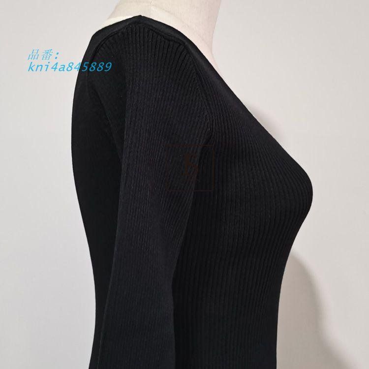 バイニットワンピース Vネック