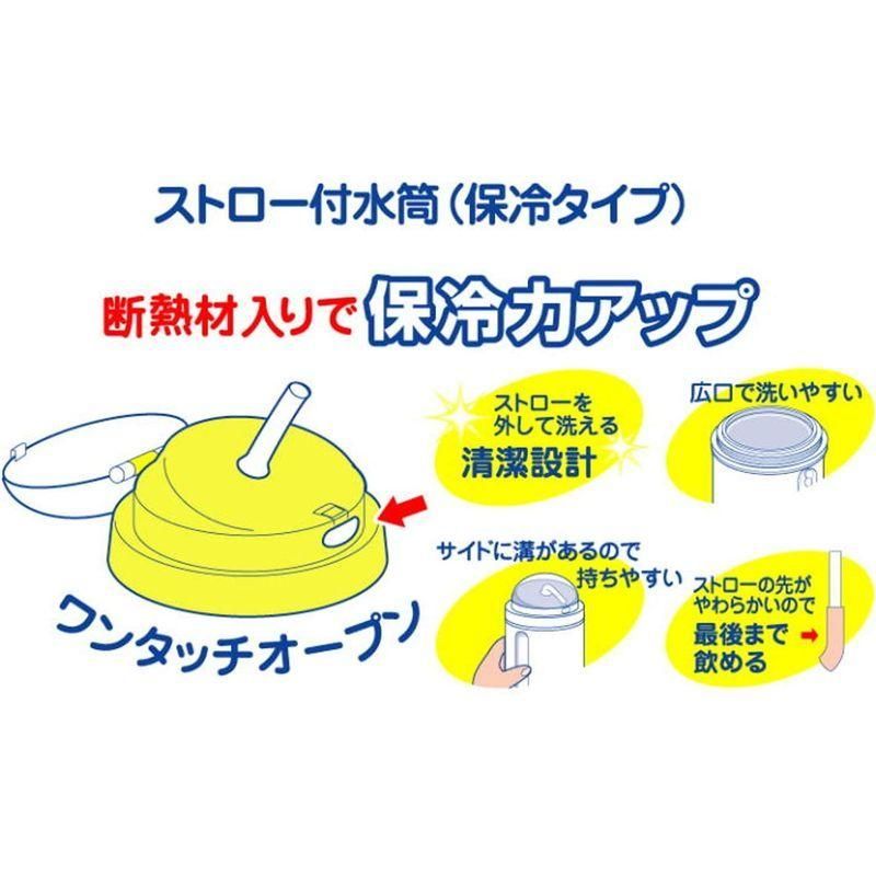 日本製 リラックマストロー付き水筒（保冷タイプ）キッズ水筒　幼稚園　小学校