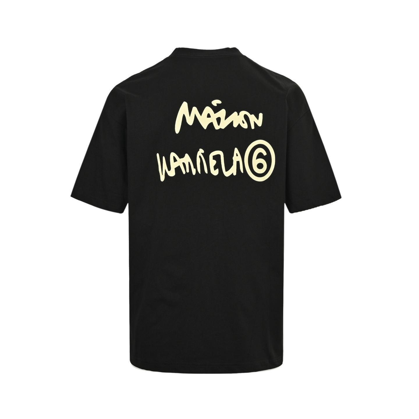 25SS新品 メゾン マルジェラ グラフィティロゴ Tシャツ ブラック XXS 今日特価】Maison Margiela / メゾン・マルジェラ 25ss サイン T