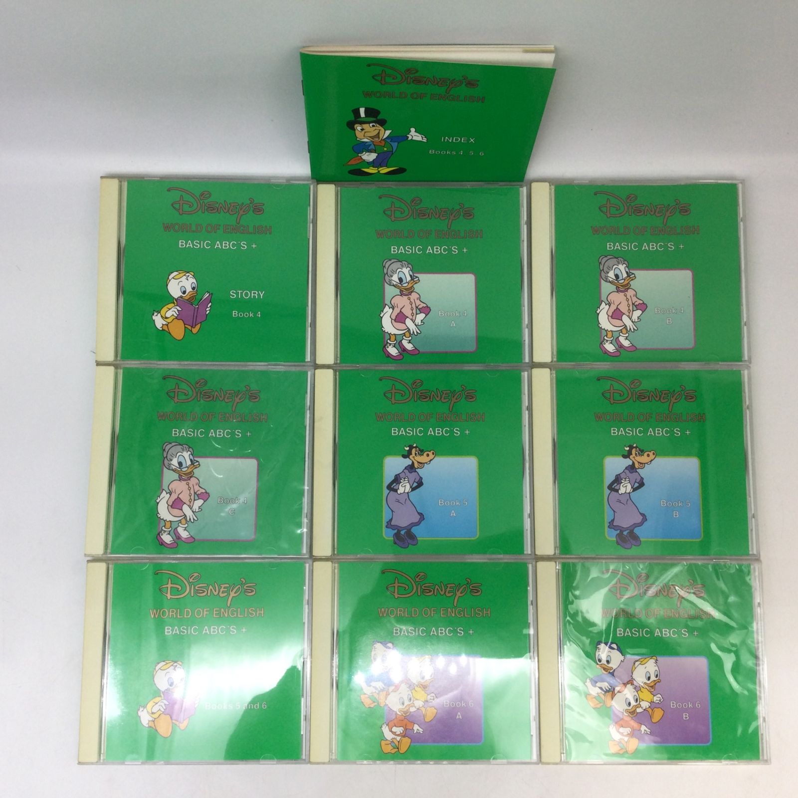 5401 【現状品】Disney WORLD OF ENGLISH CDセット 36枚 一部未開封