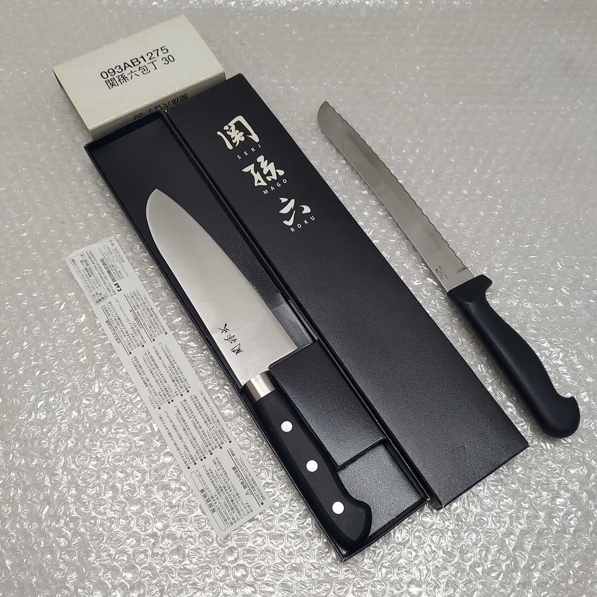 貝印 関孫六包丁 30 093AB1275 /（中古） パン切り包丁 セット - メルカリ
