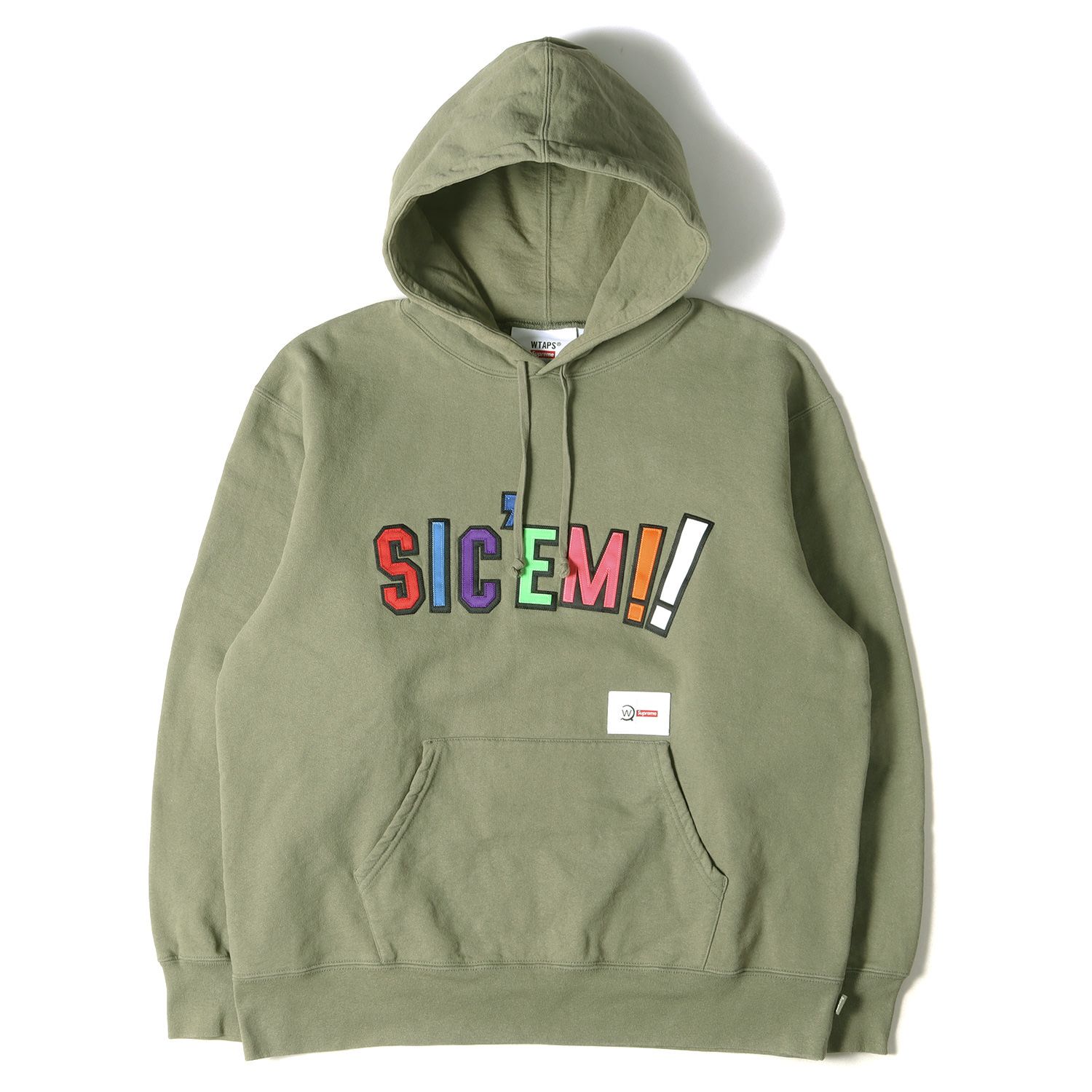 supreme w-taps シュプリーム ダブルタップス コラボ パーカー M