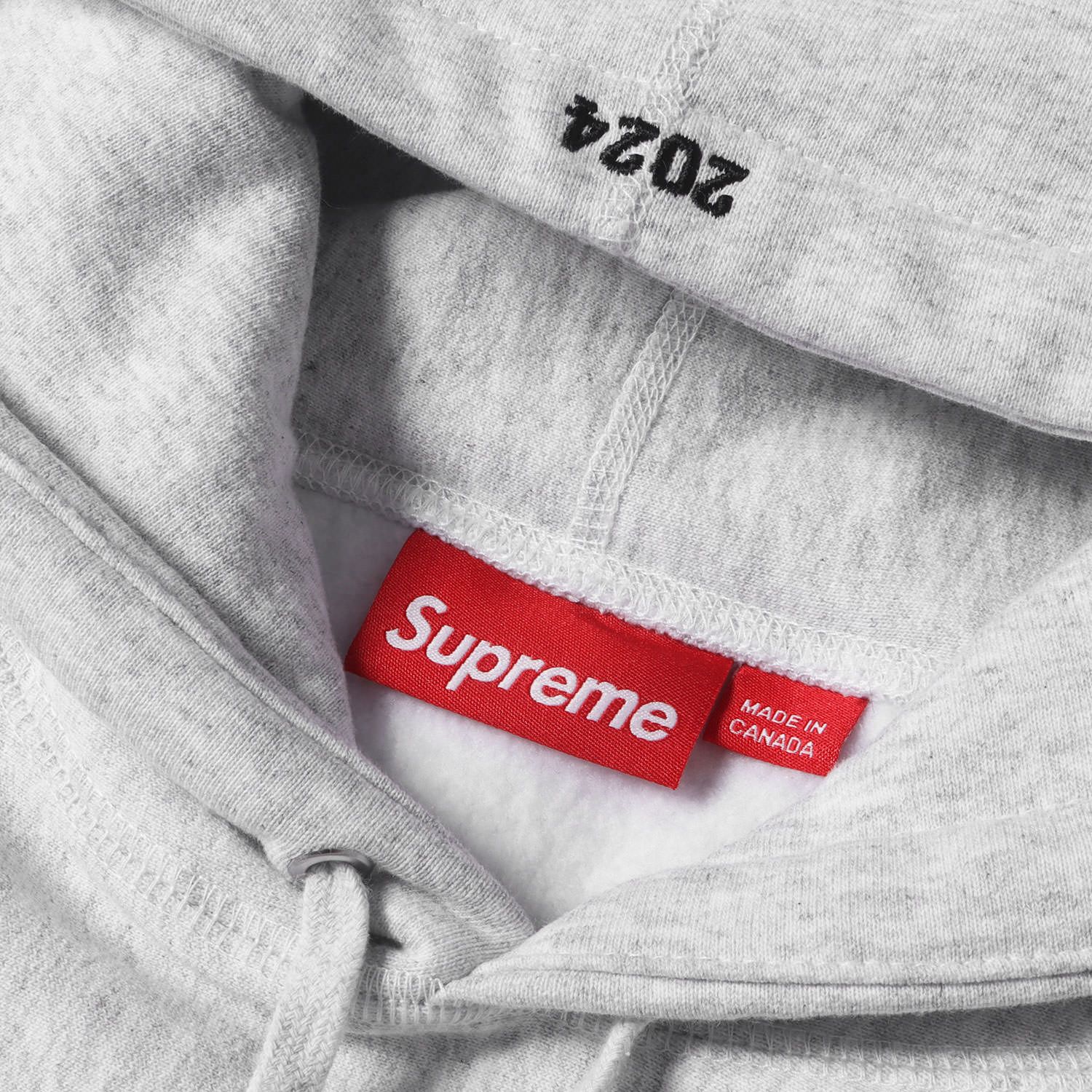 Supreme パーカー グレー Lサイズ 美品 （送料込！SUPREME