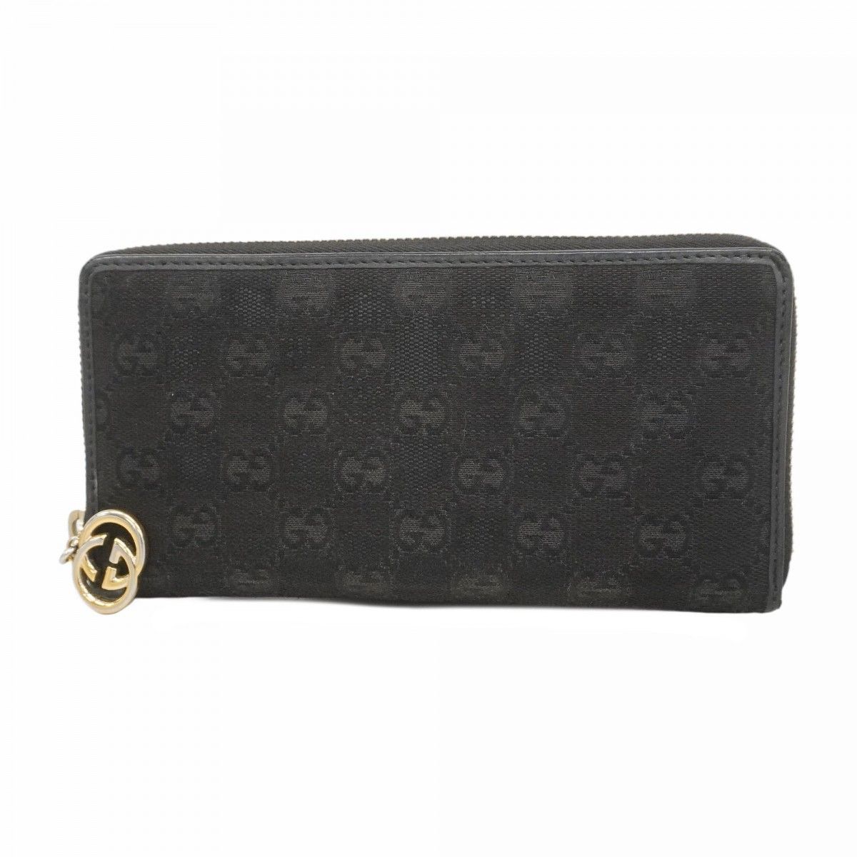 【美品】GUCCI グッチ　長財布　キャンバス　ブラック　GG メタルロゴ 5gc2730-h】グッチ 長財布 GGキャンバス 212120 キャンバス