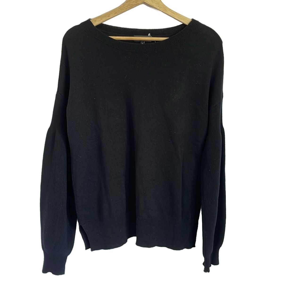 セオリー theory 長袖セーター サイズS 黒 レディース カシミヤ トップス