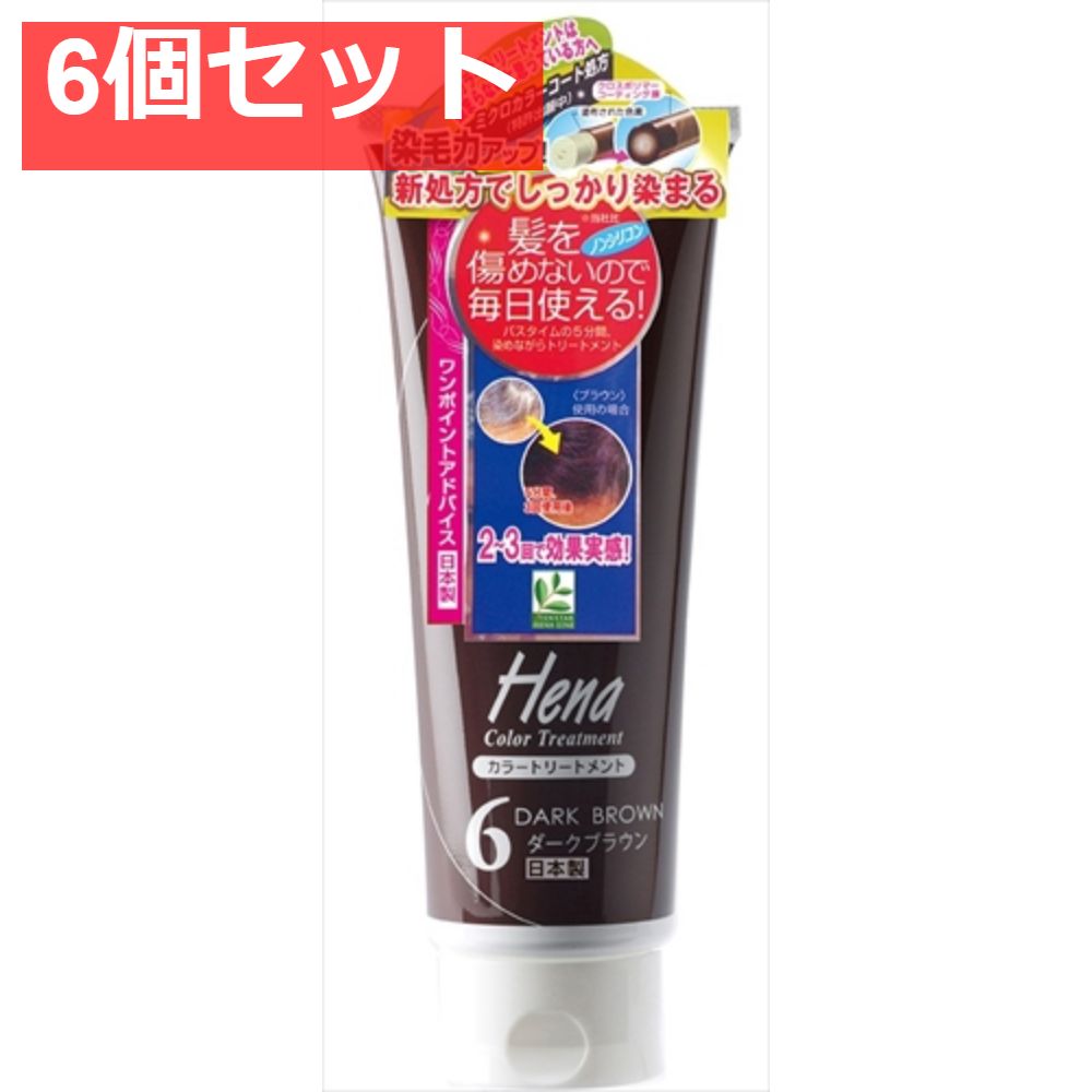 TSへナカラートリートメントDブラウン250ML 6個セット まとめ売り