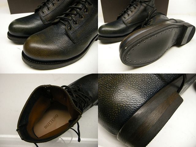 サイズ42.5-43.5 (27.5-28cm相当)□新品□ブッテロ BUTTERO ブーツ