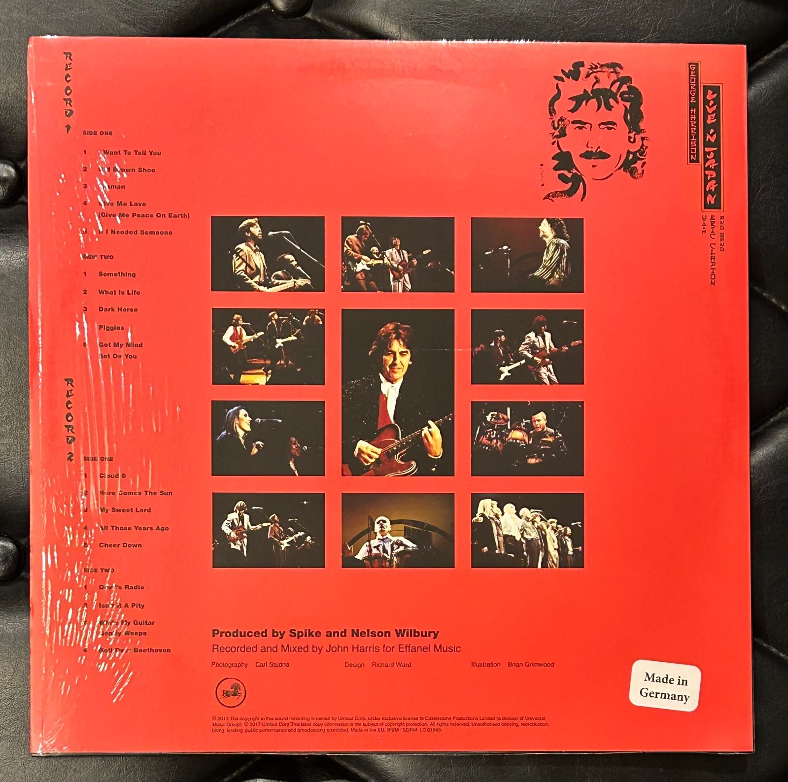 EU盤2017年LP】George Harrison with Eric Clapton 「Live In Japan 