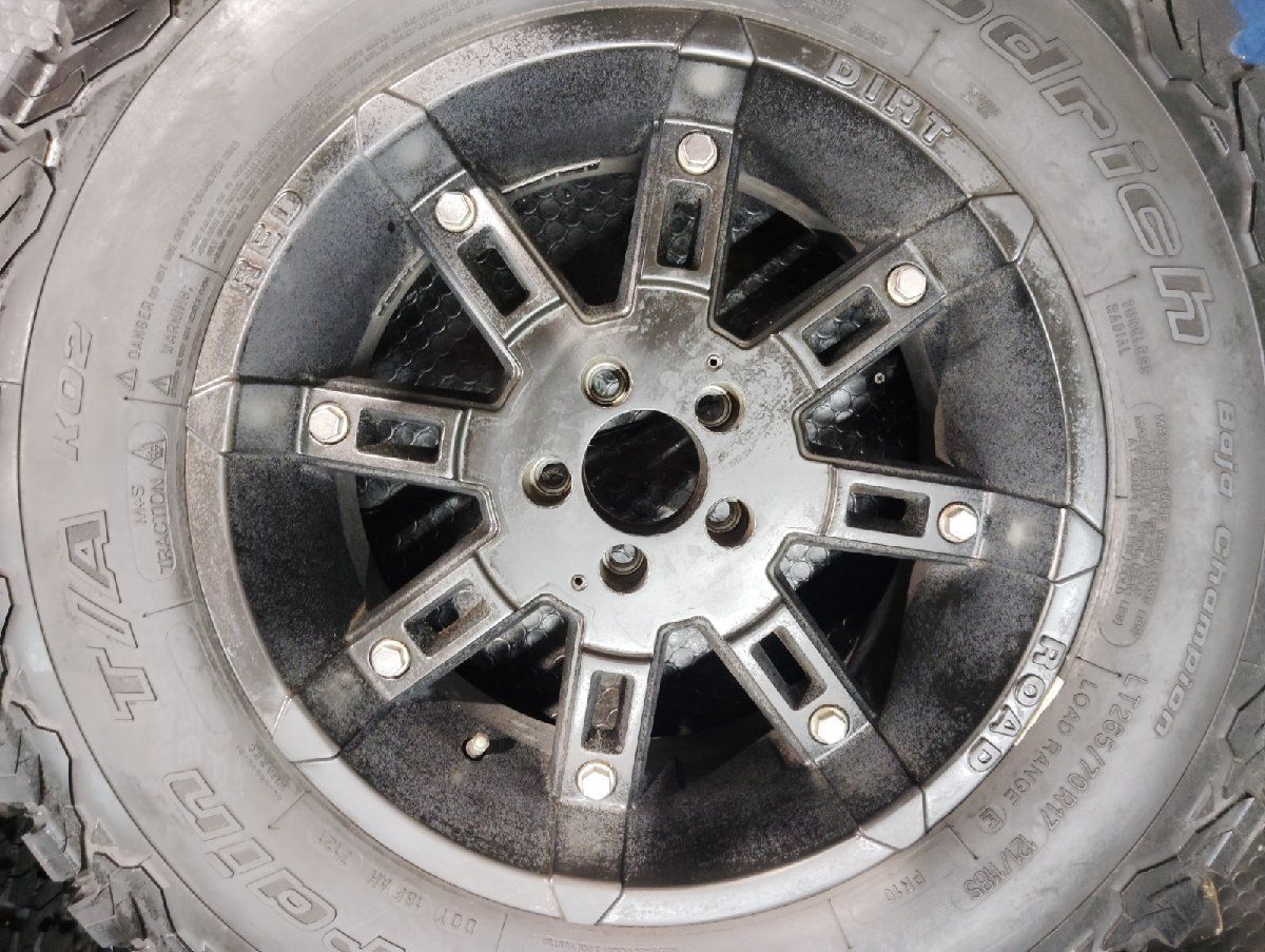 BF Goodrich All-Terrain T A KO2 LT 265 70R17 夏タイヤ PRD OFFROAD RD6 17インチ 9J5HPCD114.3-12 バリ溝 旧チェロキー等 MTG969