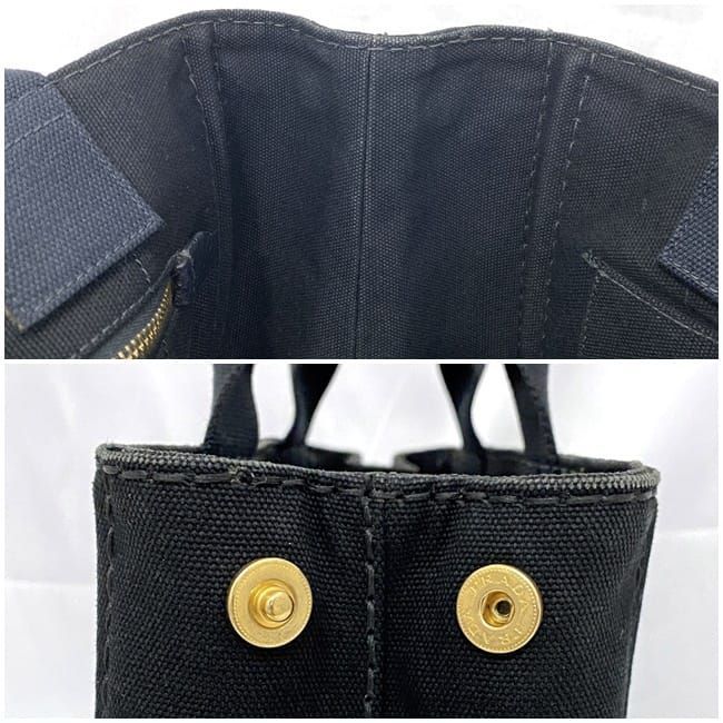 プラダ トートバッグ f-21154 ブラック カナパ 1BG439 美品 - メルカリ
