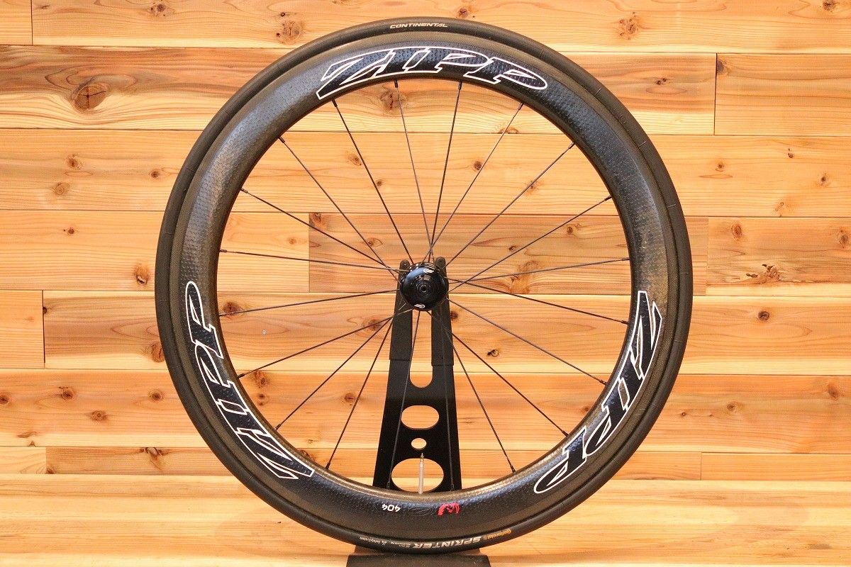 ジップ ZIPP ファイアクレスト 404 FIRECREST シマノ 11S/12S カーボン チューブラー リアホイールのみ 【広島店】