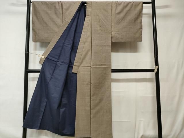 平和屋着物□男性 紬 アンサンブル 霞文 正絹 逸品 CAAV2409ev 送料  