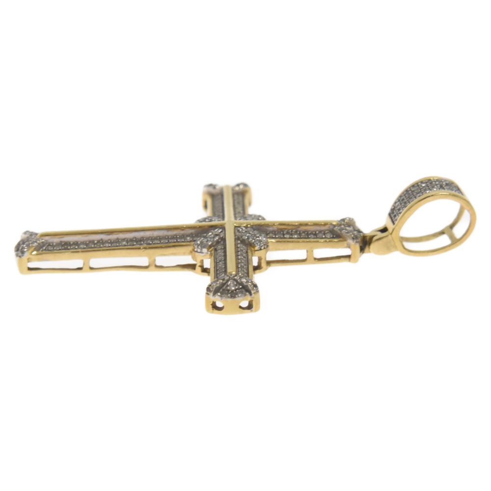 AVALANCHE アヴァランチ 10K 天然ダイヤモンドYG クロス トップ アヴァ