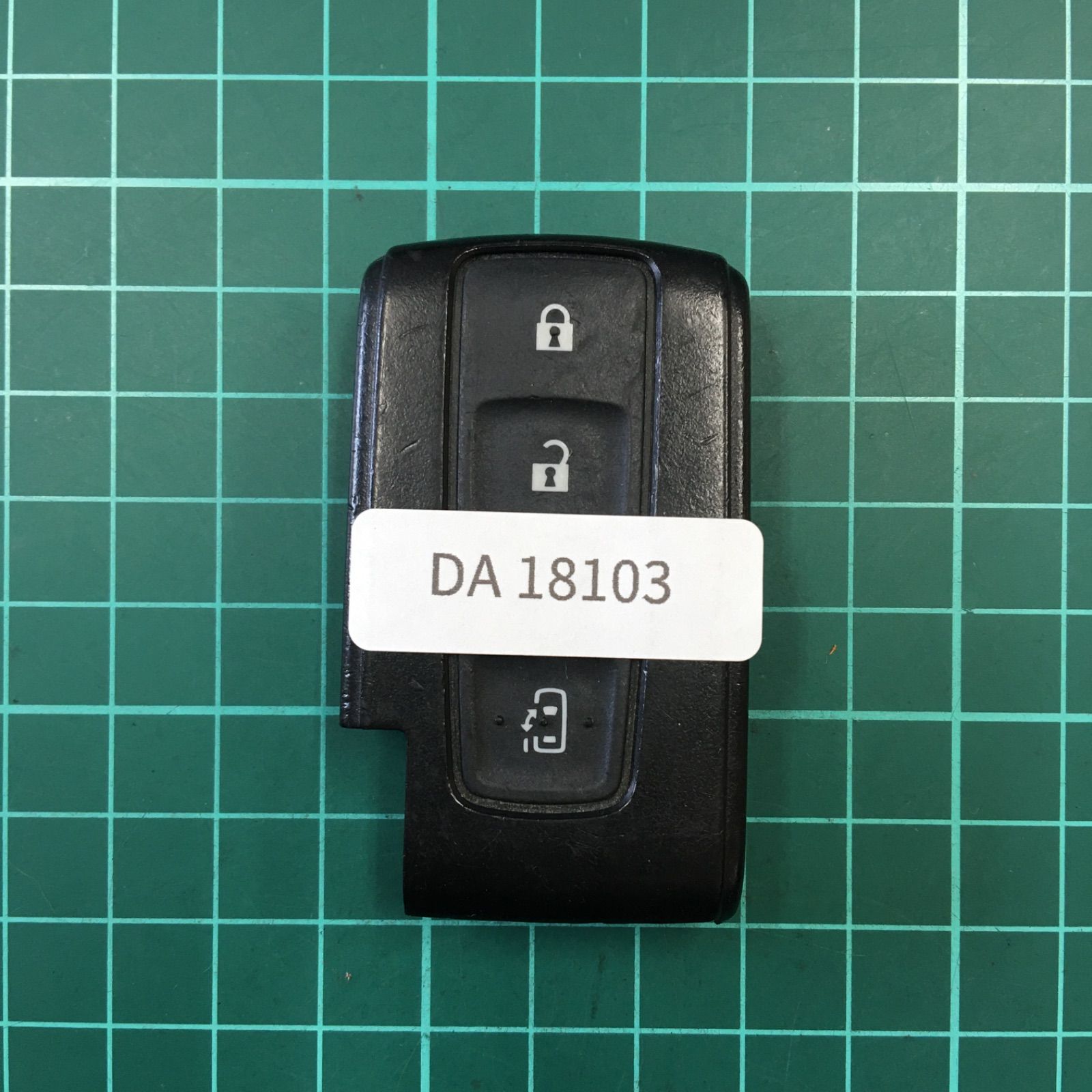 DA18103 点灯 ダイハツ A刻印 茶 007YUUL0429 純正 スマートキー 3ボタン ムーヴ L175S タント L375S ココア L675S ソニカ ミラ L275S等 キーレス