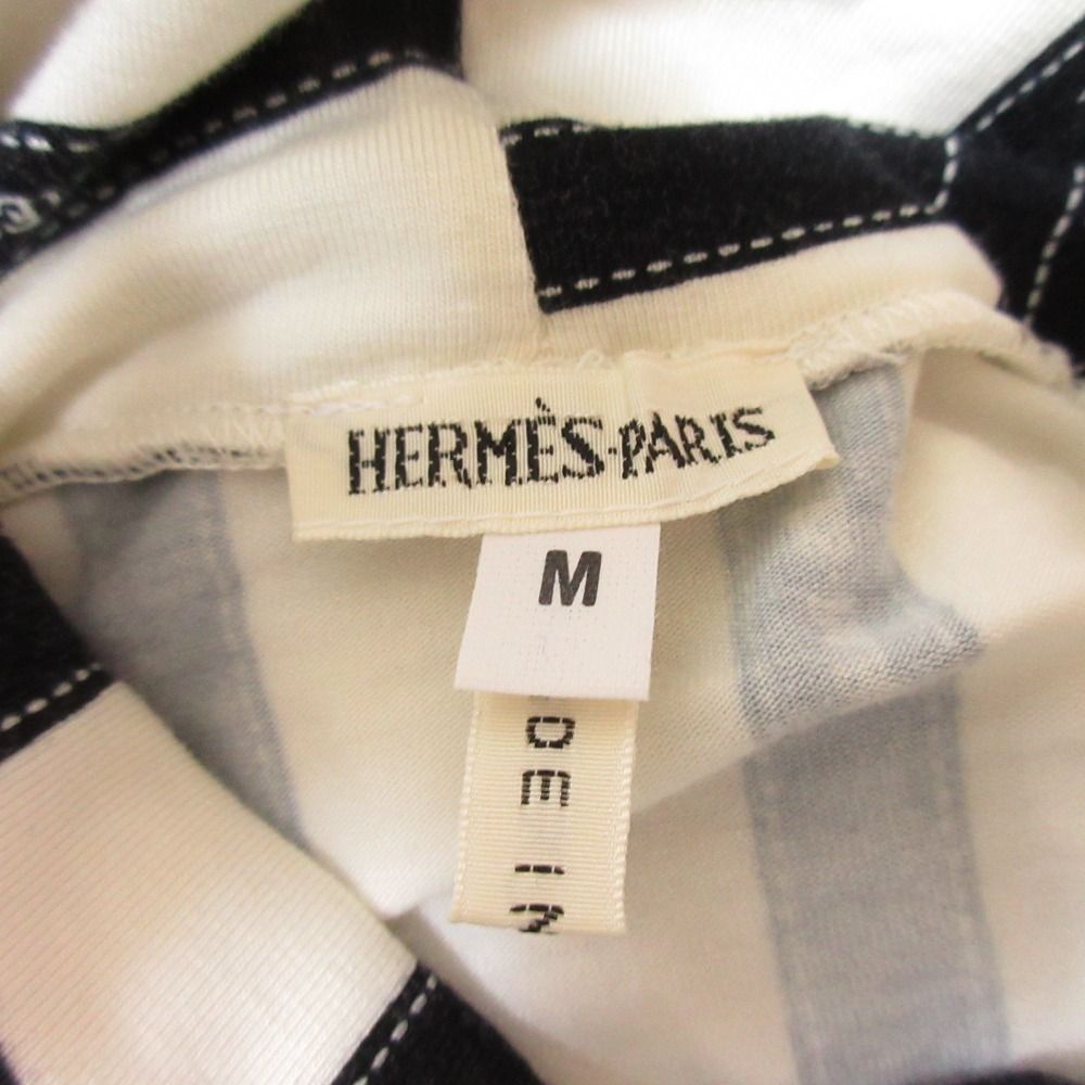 エルメス マルジェラ期 ボルデュック ハイネック カットソー L ホワイト エルメス マルジェラ期 ボルデュック ハイネック カットソー L ホワイト