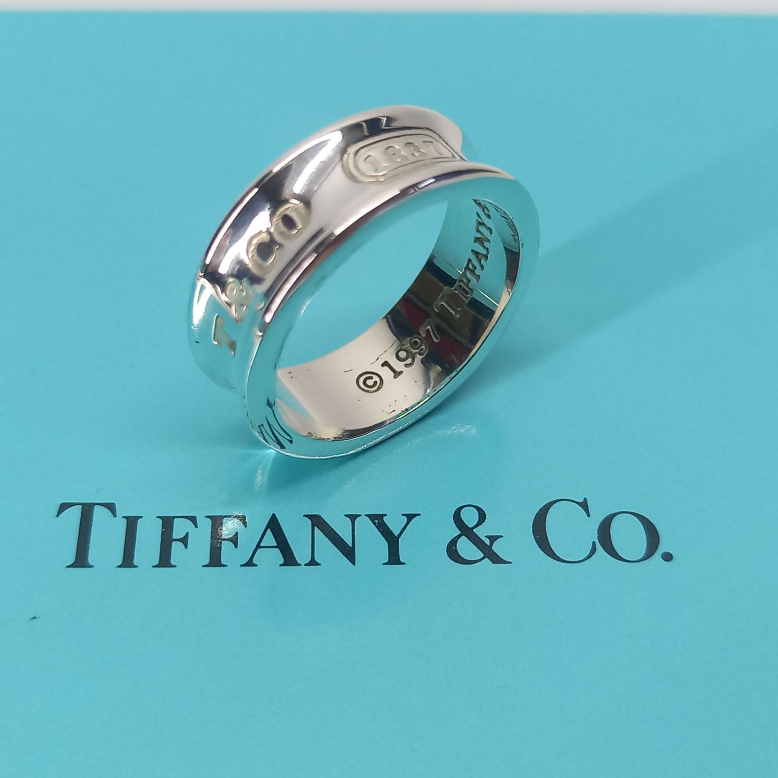 【Tiffany & Co. ナローリング 1837　11号】 11号 7mm 1837 ナロー リング 925シルバー TIFFANY＆Co