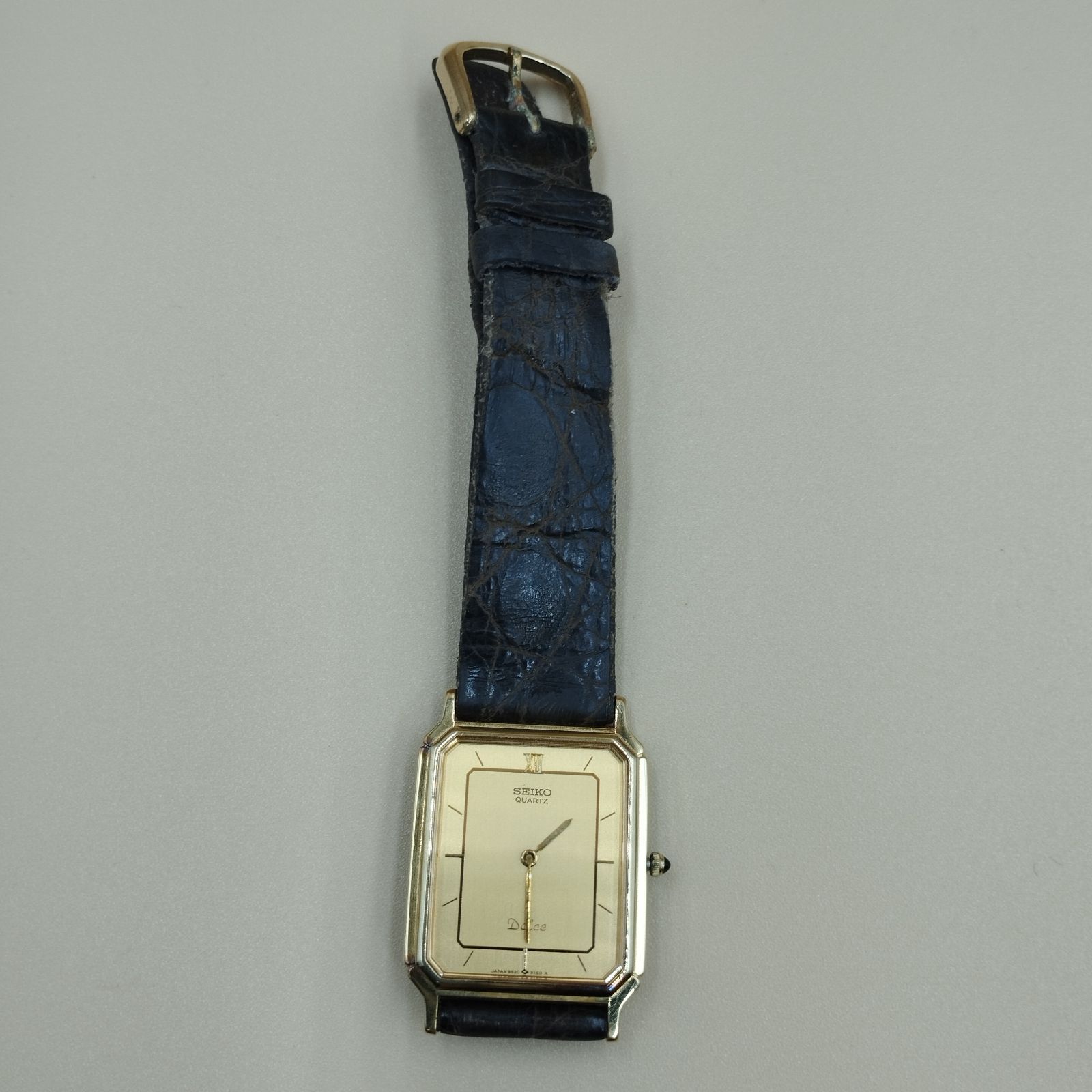 稼働 新品電池 SEIKO セイコー DOLCE クォーツ 腕時計 ゴールド