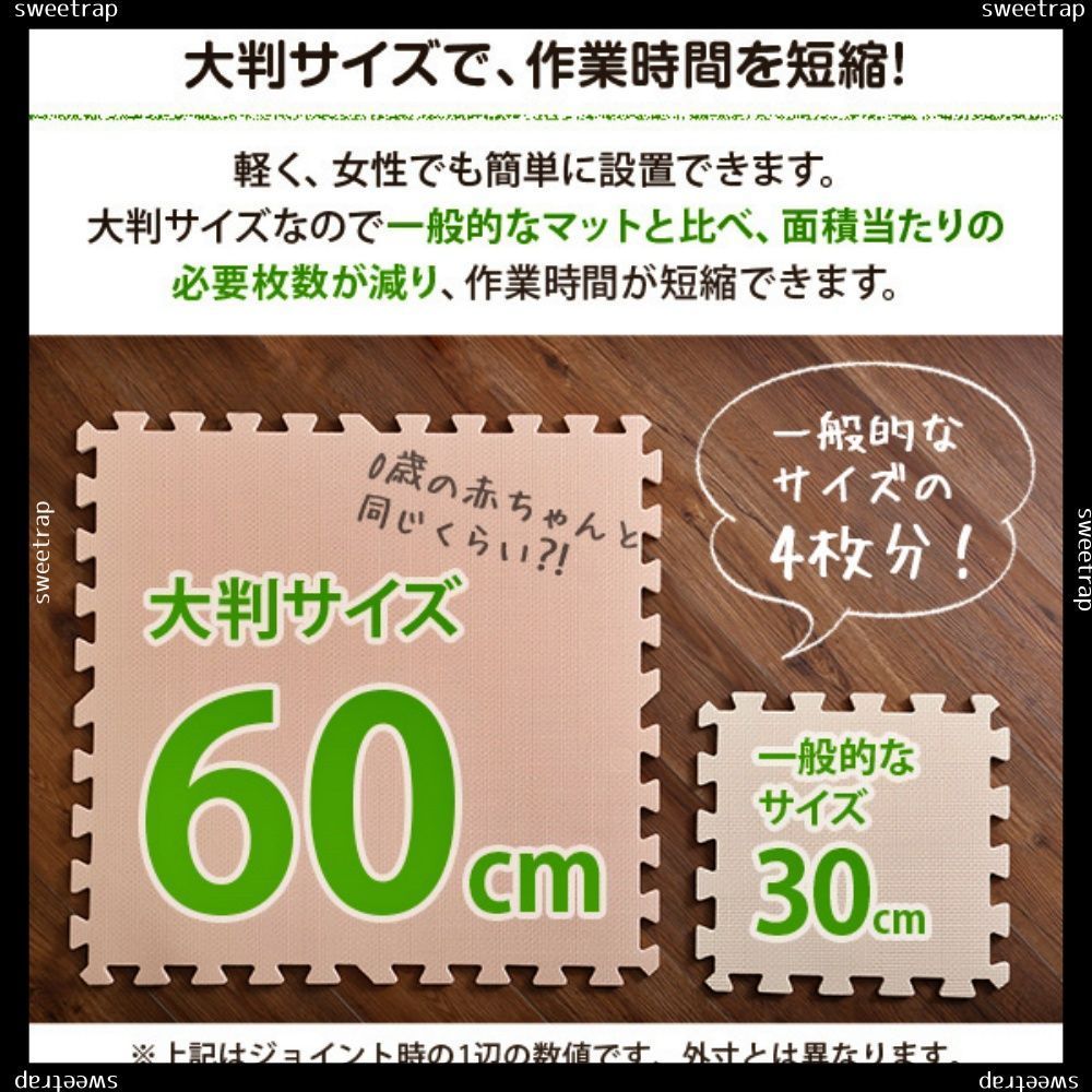 サイドパーツ付きジョイントマット