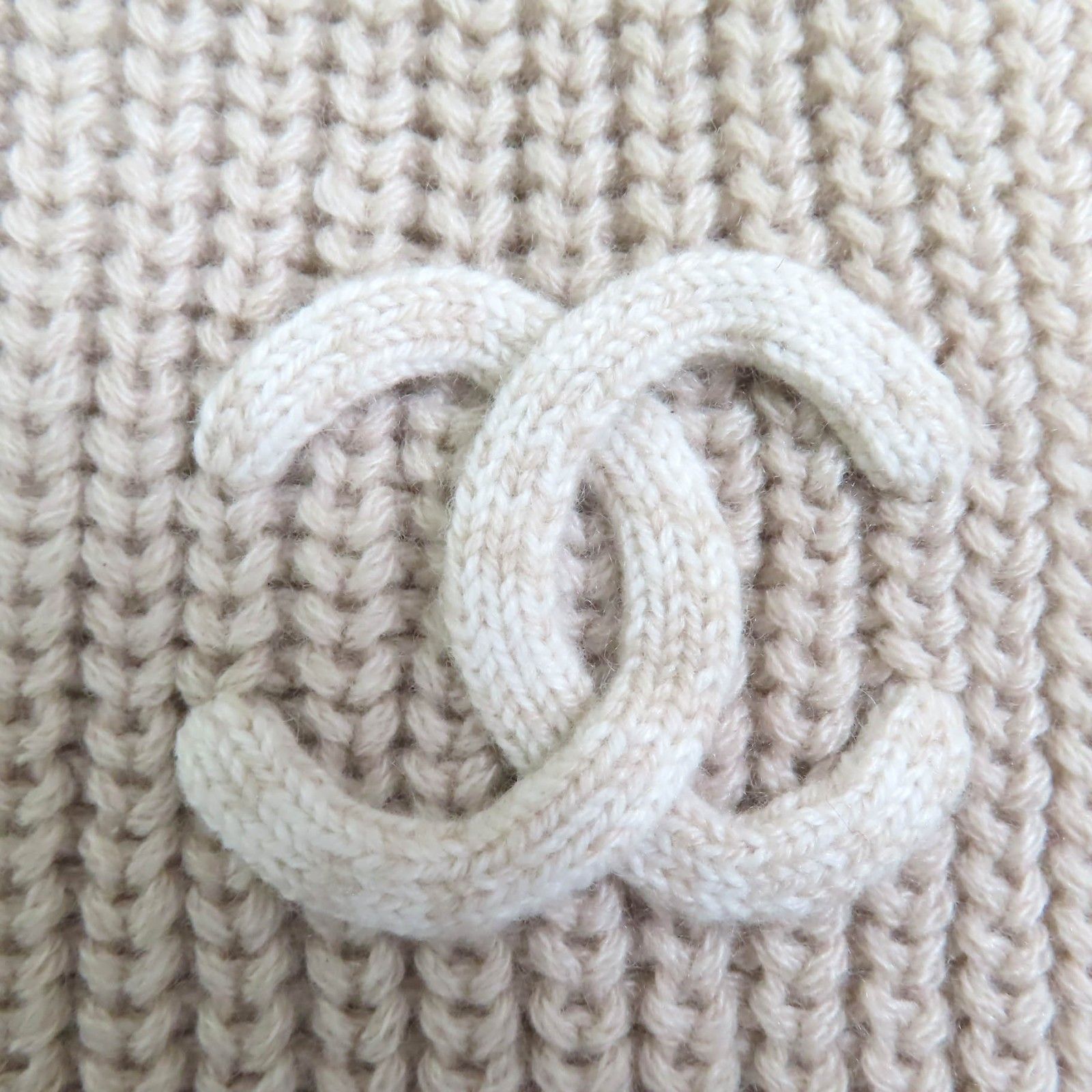 極美品◇CHANEL シャネル 24AW 24A カシミヤ ココマーク付き ロング  