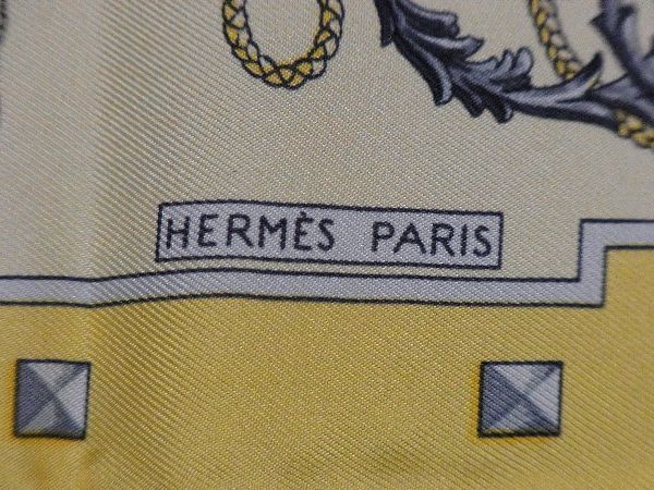 □新品□未使用□ HERMES エルメス LES CLES【鍵柄】カレ40 プチカレ  