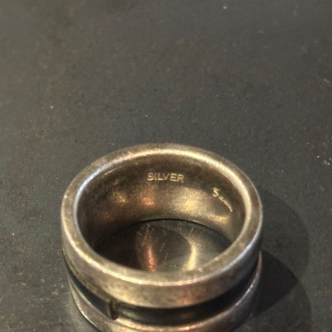 SILVER925 BLACK LINE WIDE RING/シルバー/リング - メルカリ SILVER925 BLACK LINE WIDE RING/シルバー/リング - メルカリ