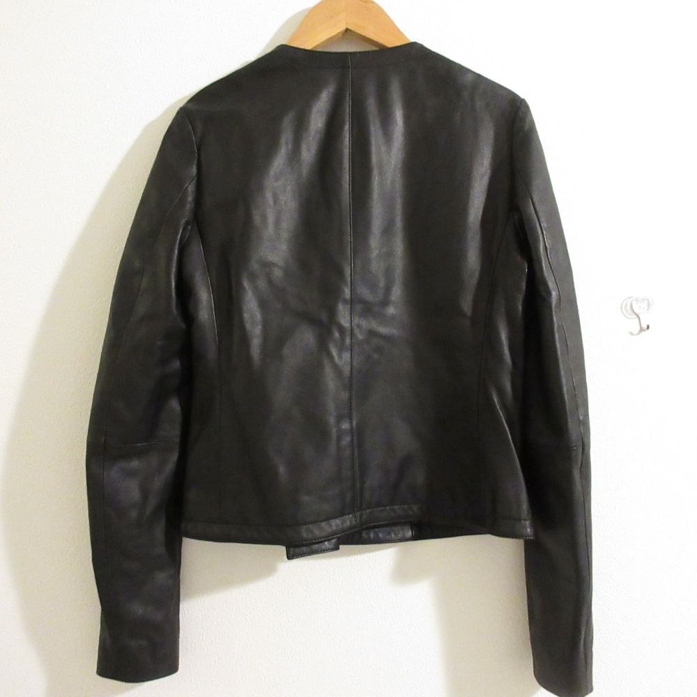 美品✨セオリー PERFECT LEATHER ラムレザー ライダースジャケット 美品 Theory セオリー PERFECT LEATHER JOEAN J ラムレザー ノー