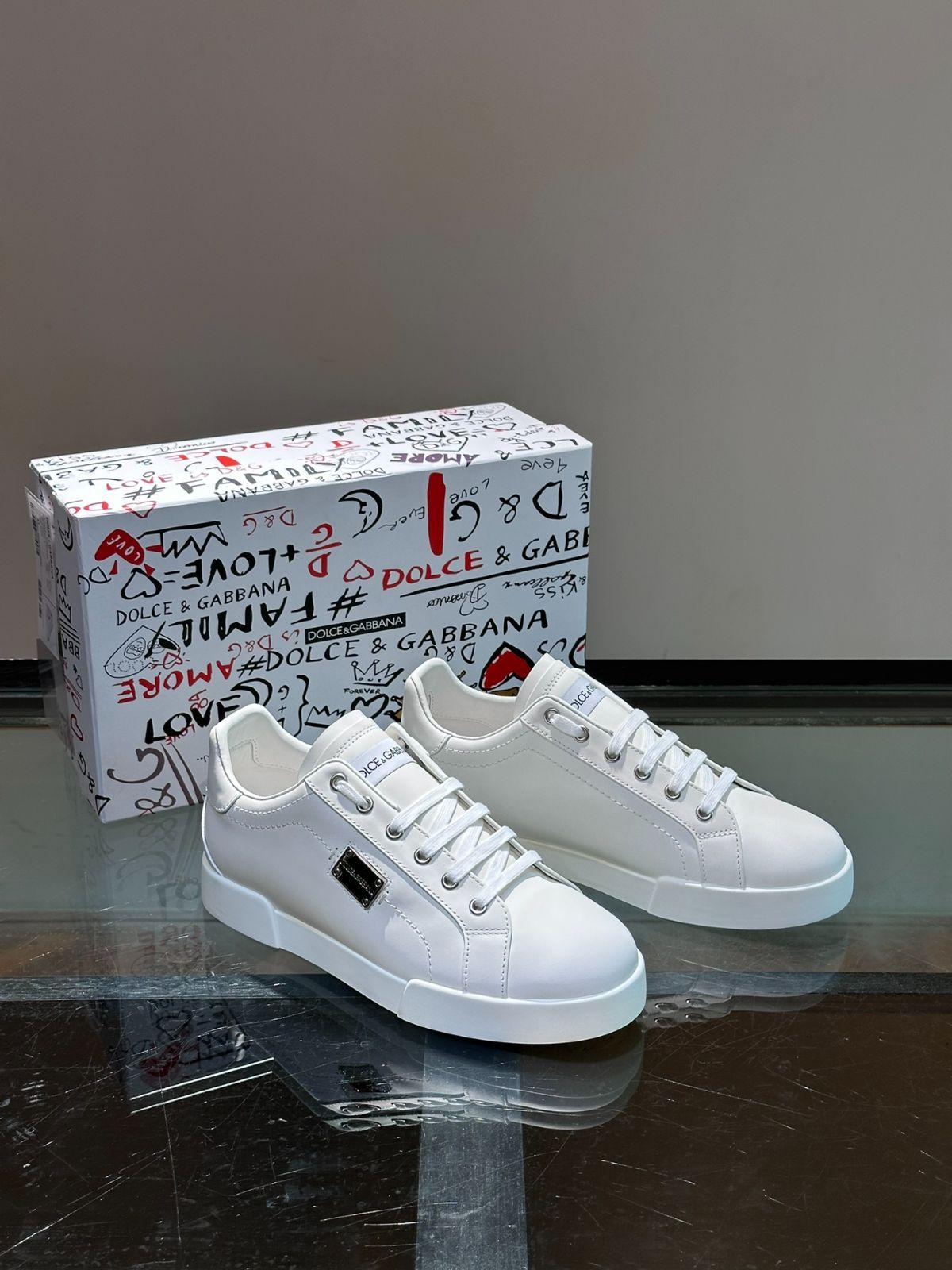 Dolce & Gabbana★ツートンスニーカー★ メンズ スニーカー：ポルトフィーノ＆ソレント | ドルチェ