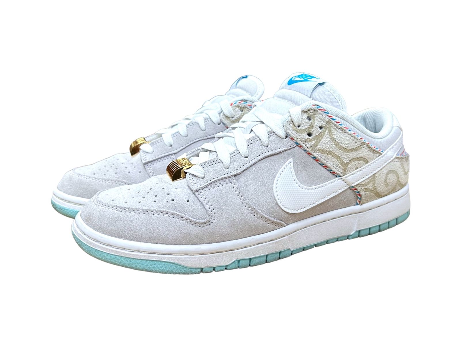 NIKE (ナイキ) Dunk Low Barber Shop Grey ダンクロー バーバー