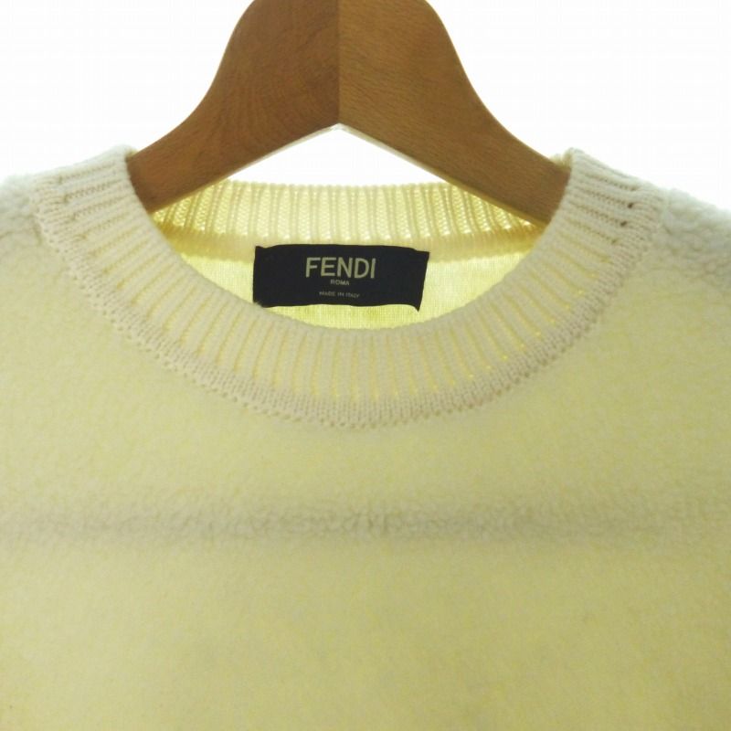 FENDI ロゴニット ニット FENDI フェンディ メンズ ニット クルーネックセーター マルチ