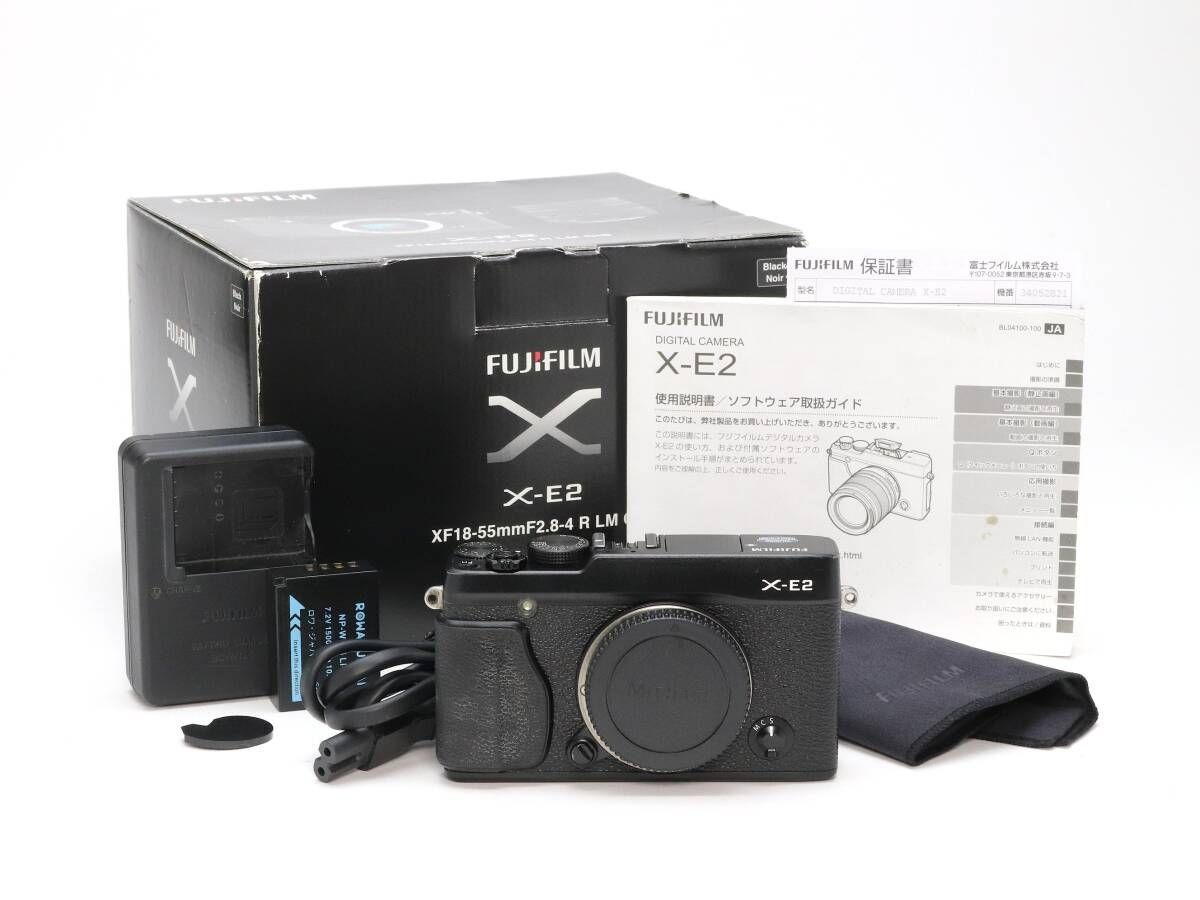 B (並品) FUJIFILM 富士フイルム X-E2 ボディ ブラック 初期不良