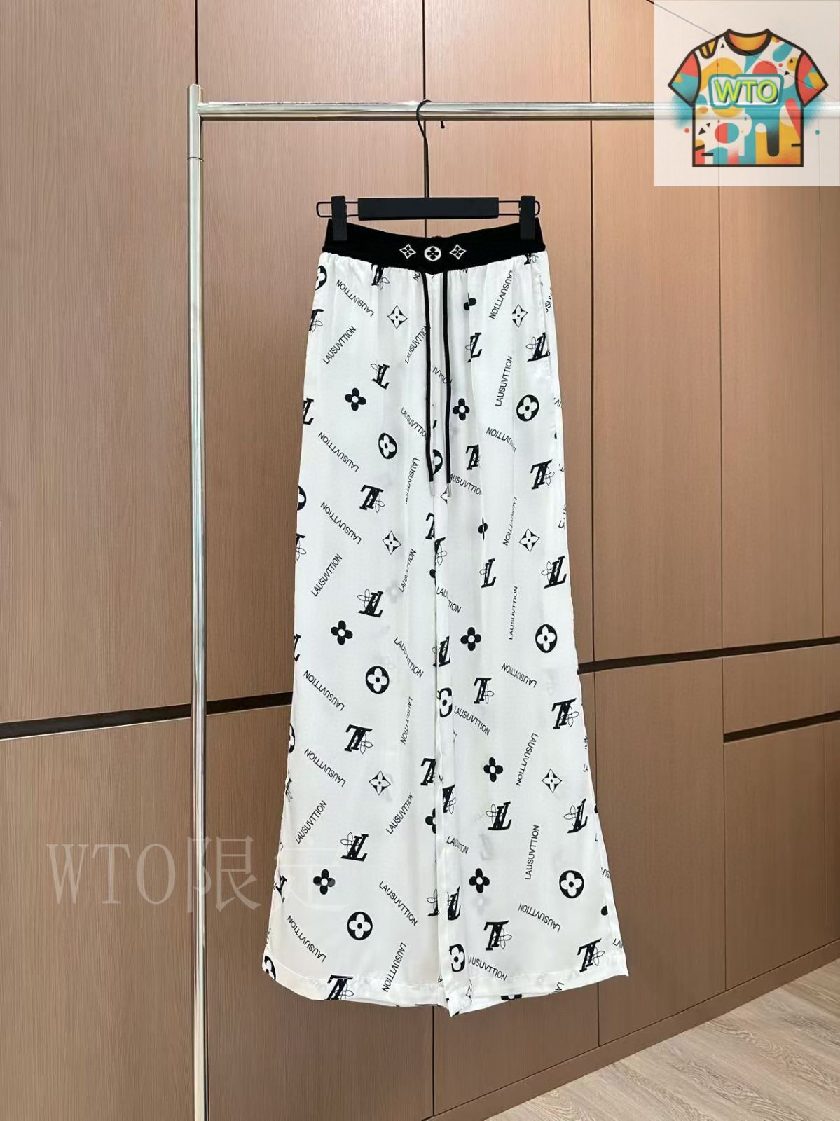 今日 Louis Vuitton 25 新款 リボンプリントカジュアルパンツ-1