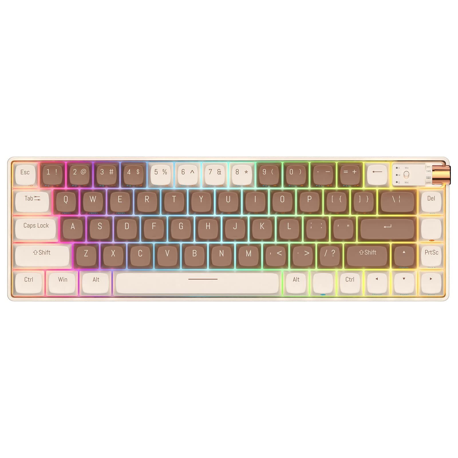 新着商品】Royalaxe R68 YUNZII ワイヤレスメカニカルキーボード 65