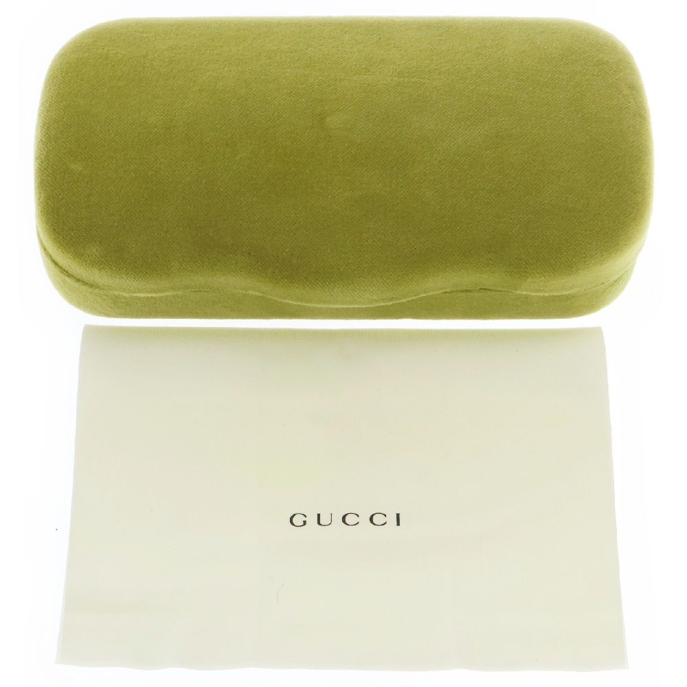 GUCCI グッチ スクエアフレーム メタル サングラス メガネ 眼鏡 アイウェア ゴールド GG0396S GUCCI (グッチ) スクエアフレームメタルサングラス 眼鏡 アイウェア