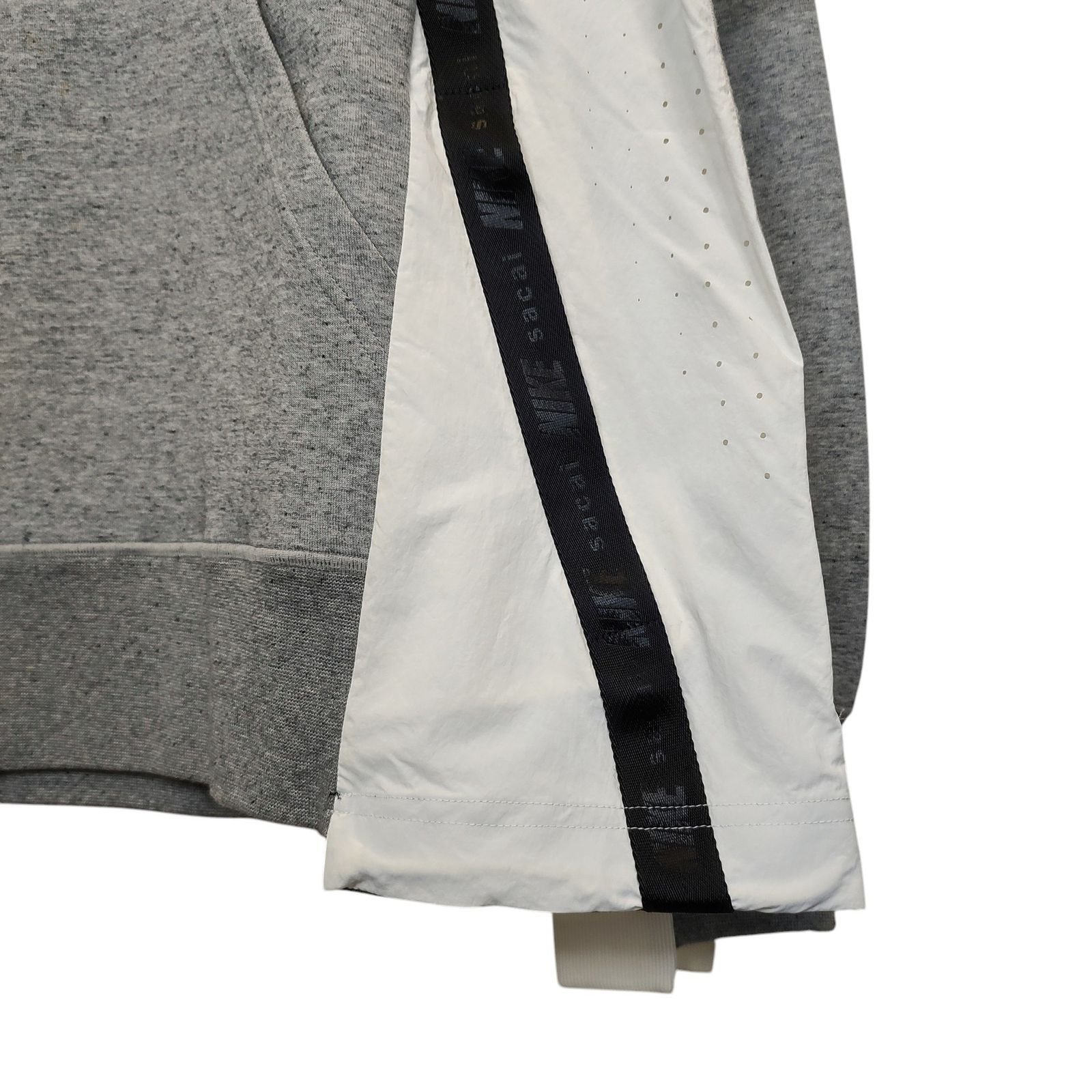 NIKE ナイキ x SACAI サカイ 21AW NYLON DOCCING SWEAT HOODIE 