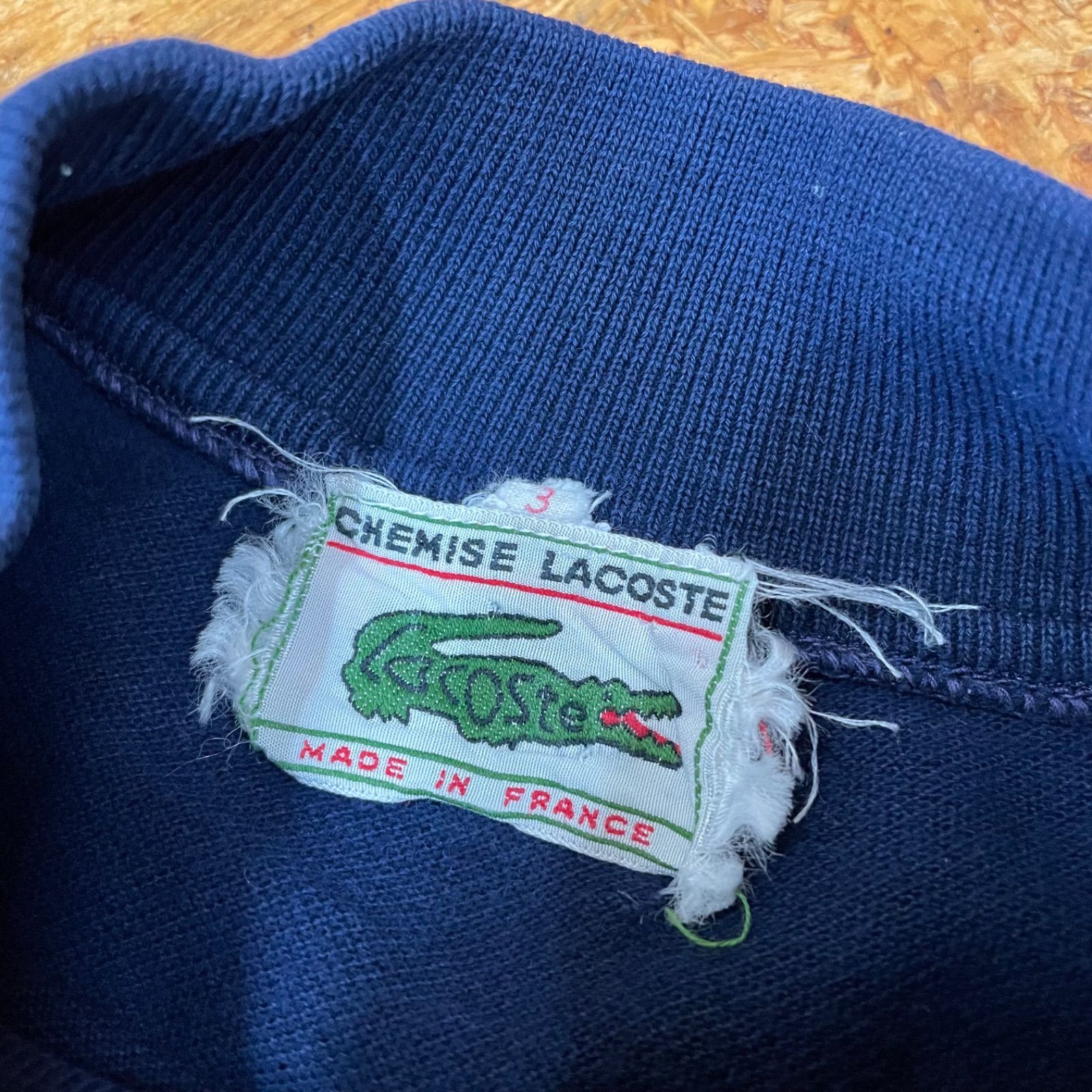 トップス Lacoste French vintage 70s 全国通販】VINTAGE 80s FRENCH LACOSTE