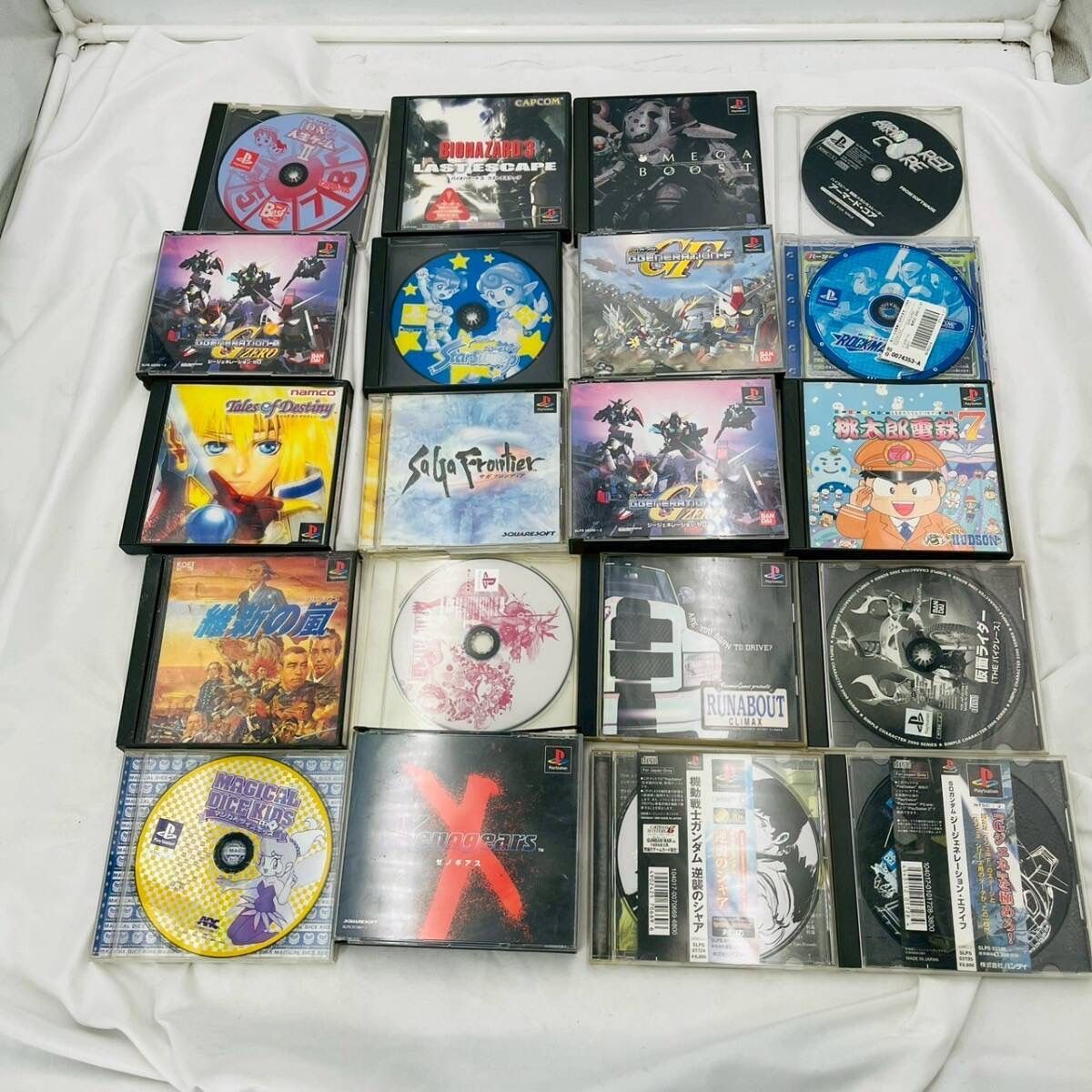 大容量 PS1ゲームソフト大量まとめ FF7 FF8 桃鉄 ゼノギアス テイルズ 動作未