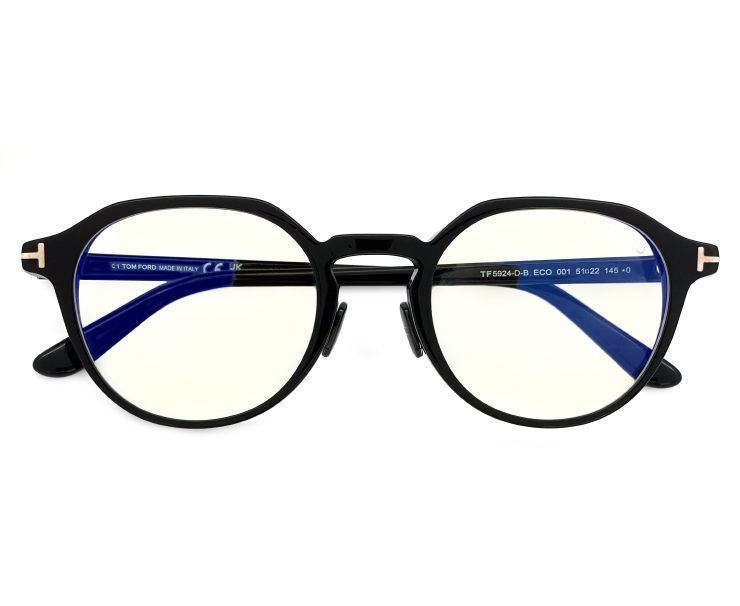 新品】 トムフォード メガネ TF5924-d-b 001 TOM FORD メンズ ブルー