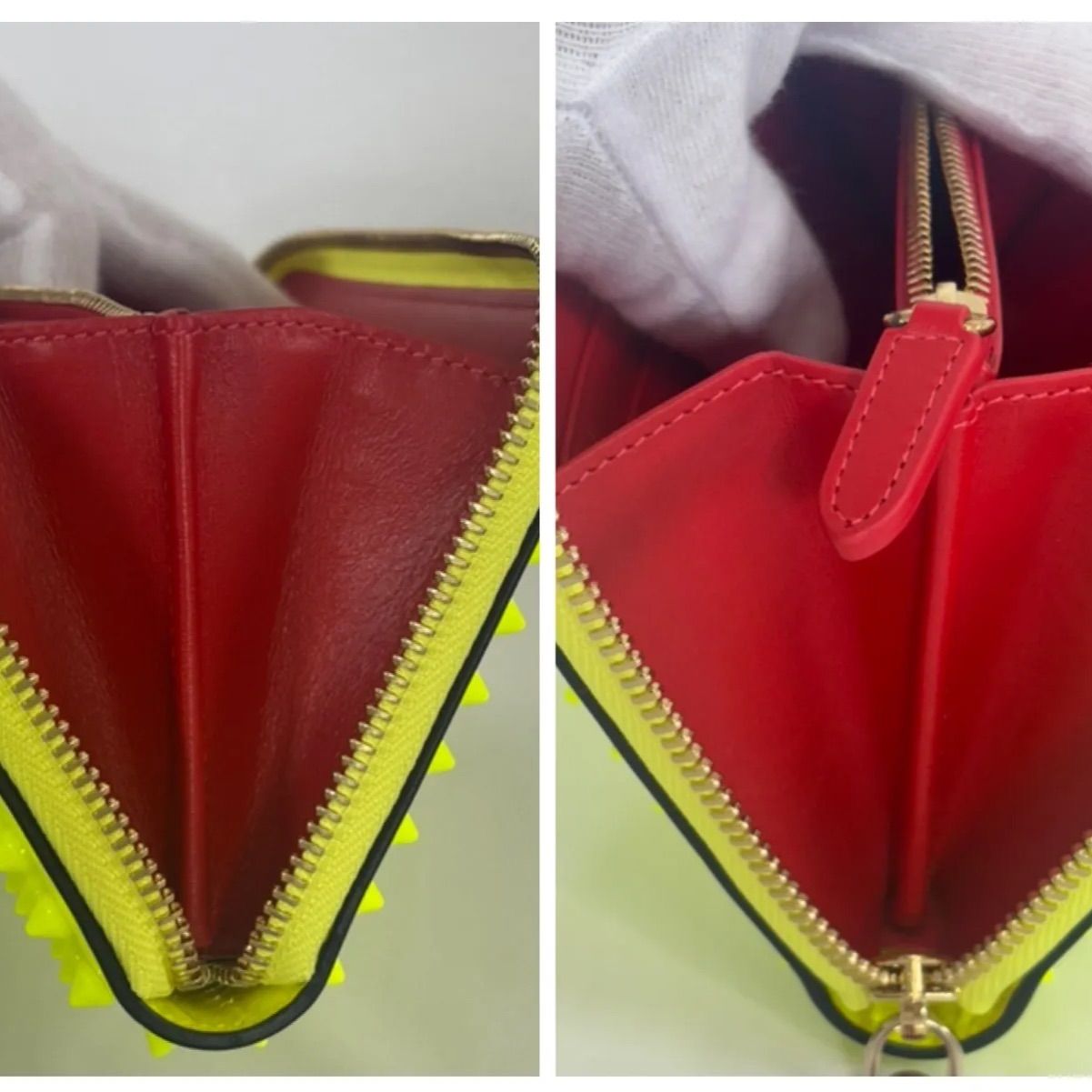 美品】 Christian Louboutin ルブタン エナメル スパイク